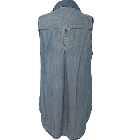 Velvet Heart Blue Chambray Denim Top - Picture 7 of 7